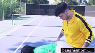 But a tense steamy tennis match between two state-of-the art beautiful mature women turns into a thrilling orgy