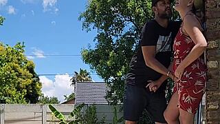 Outdoor Quickie Caught By Neighbor Watching