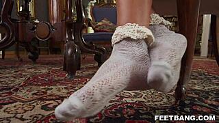Apolonia Lapiedra Spices Up Sex with Hot Foot Fetish. Pretty Teen Socks Add Kinky European Flair!