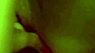 Mature lesbian couple licks each other passionately