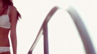 Mature lesbian couple licks each other passionately