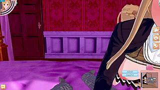 sao asuna male take pov 3d hentai anime game koikatsu video sword art online