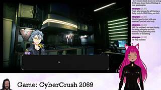 vtuber lewdneko plays cybercrush 2069 part 1 big tits anime hentai