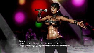 In pale carnations part 4, lesbian characters do blowbang with bondage