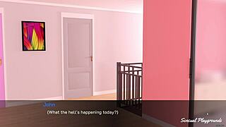 Milf mother in law gives handjob in lingerie POV