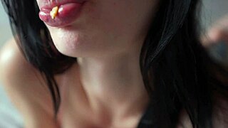 giantess girlfriend surprises you on valentine's day with a special vore session