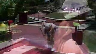 april goes solo fingering outdoors