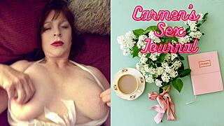 Sweet Gilf gets close-up pussy licking to intense orgasm