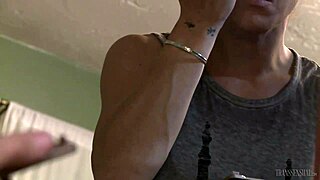 River Stark Ditches Wife for Intense Transsexual Action