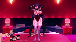 that puta dancing ends up getting fucked in this hentai animation, so hot!