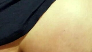 Big ass swallows entire cock in bareback action