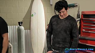 unexpected blowjob feels so hot in jeans