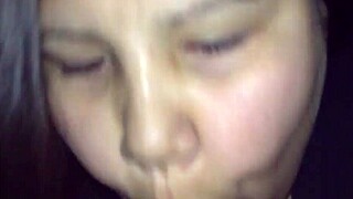 my girlfriend giving me a blowjob