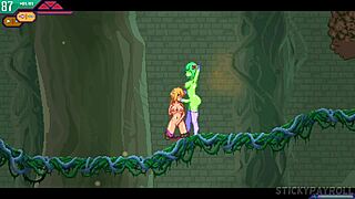 Pawg enjoys hard pussy fucking by big cock in hentai game