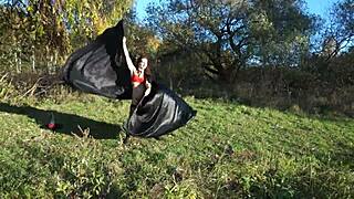 Does Leylakh's bikini dance tease in public?