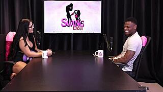 will mastro in sheer red lingerie?