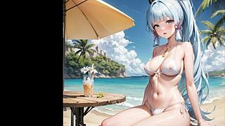 Ai Says, 'Look At These Big Tits!' In Hentai