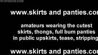 I Notice How You Always Try To Peek Up My Skirt