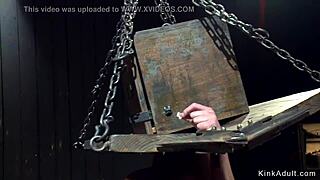 Busty Brunette Dominates With Anal Fisting In Kinky Lesbian Scene. Choking And Fetish Play Intensify The Action.