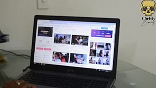 Fucking with a Fan, Milf's Wet Pussy