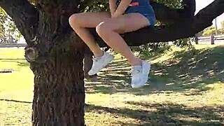 haha, just peeing from a tree at gral paz!