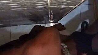 Vagina penetrated vigorously by small black girl