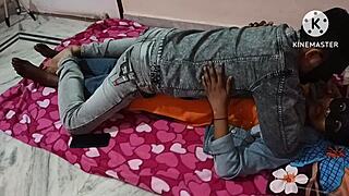 Hey, this is my sexy wife getting dirty in the bedroom with her young friend