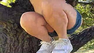 haha, just peeing from a tree at gral paz!