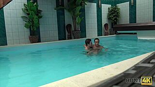 Wow! Hunt4k Wild Sexual Adventures in Private Pool Caught on Hidden Cam!