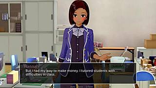 Is This HS Tutor's New Job with Petite Milf?