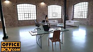 Alyssa Bounty Slut Fucks Anal In Office