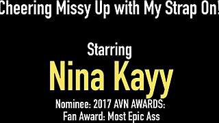 Nina Kayy With Big Butt Gets Licked And Fucked In Lesbian Cowgirl Riding