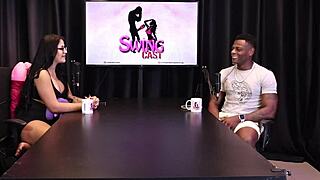 will mastro in sheer red lingerie?