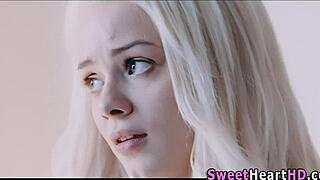 les teen beauty caught in steamy 3way with blonde babe