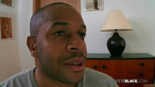 Lea Lexis is voluptuous black beauty, passionately riding her employee's large BBC