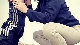 Blowjob And Doggy Style Cumshot On Road