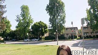 enjoying teen mia hurley's tight pussy