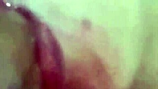 Wife's Wet Blowjob Ends with Cum on Tits