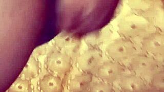 Vagina penetrated vigorously by small black girl