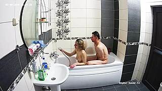 Hot Couple Goes Hardcore with Bathroom Doggystyle Action