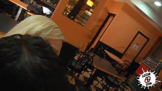 our first time outdoors with a blonde involving fingering and big cock