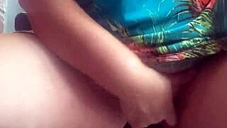 Public pussy fingering