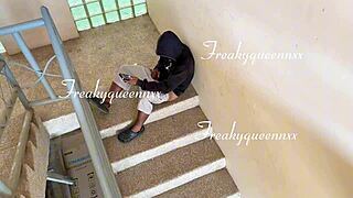 caught my tenant masturbating, so i said fuck me or i'll report you.