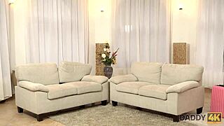 daddy4k old man satisfies teen in wild threesome