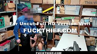 Teen gets punished doggystyle for shoplifting!