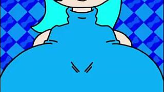 In different positions, Abby’s big ass is taken hard