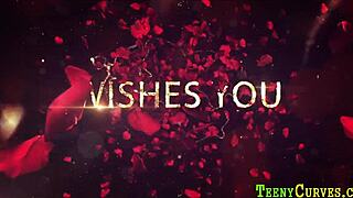 teen in intense doggystyle position