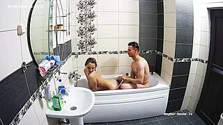 Hot Couple Goes Hardcore with Bathroom Doggystyle Action