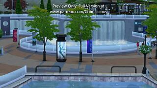 A horny girlfriend turns workout into sexercise with blowjob and cowgirl.