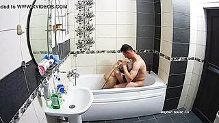 Hot Couple Goes Hardcore with Bathroom Doggystyle Action